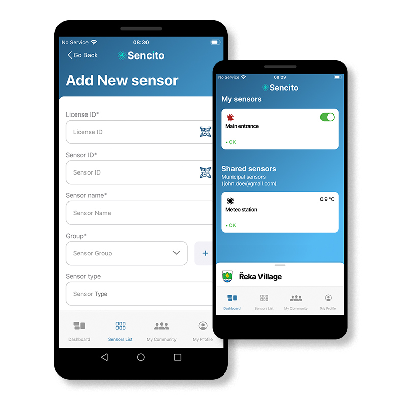 How to add your smart sensor to the Sencito app 