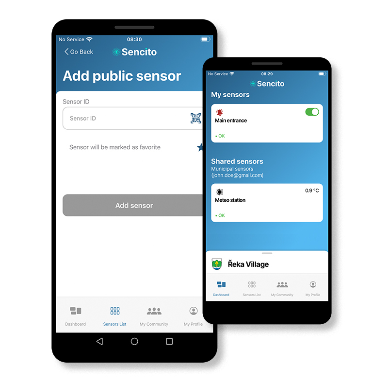 How to add a public sensor